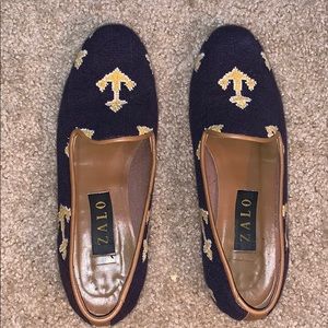 Vintage Zalo Needlepoint Shoes